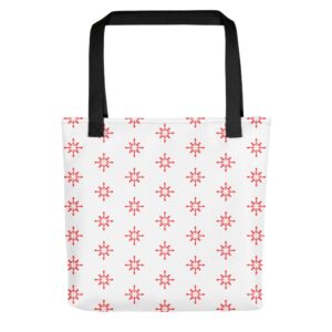 Fortune's Fools Chaos Star Print Tote Bag White